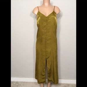 JOA Sleeveless Midi Slip Dress